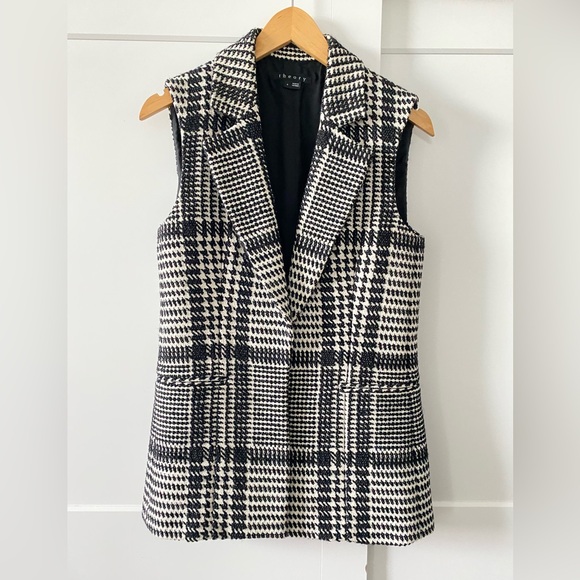 Theory Jackets & Blazers - Theory Eldora Glen 53% wool plaid west